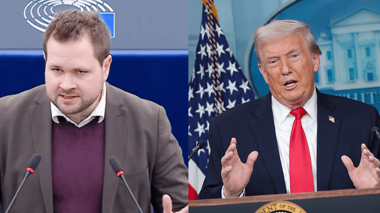 Screenshot of Anders Vistisen; Donald Trump