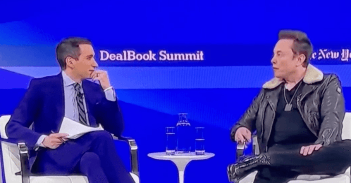 Elon Musk Calls Andrew Ross Sorkin 'Jonathan': VIDEO - Comic Sands