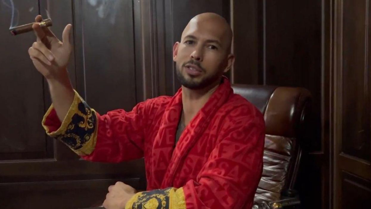 Screenshot of Andrew Tate from Twitter video post