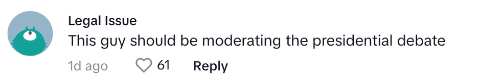 Screenshot of @appleuser58867719's post