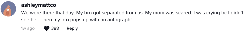 Screenshot of @ashleymattco's post on TikTok