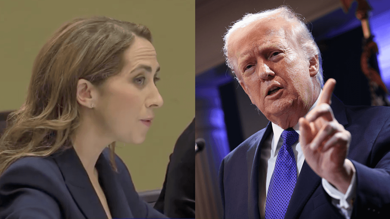 Screenshot of Bess Kalb; Donald Trump