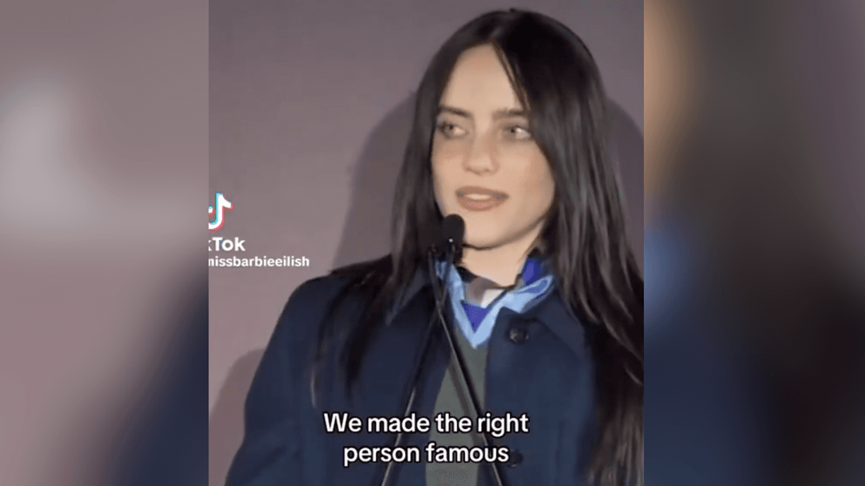 Screenshot of Billie Eilish