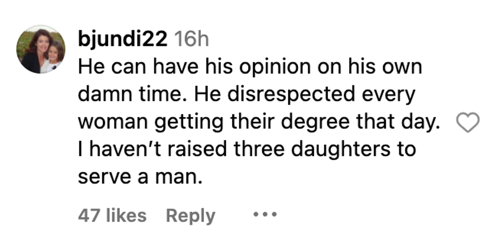 Screenshot of @bjundi22's post