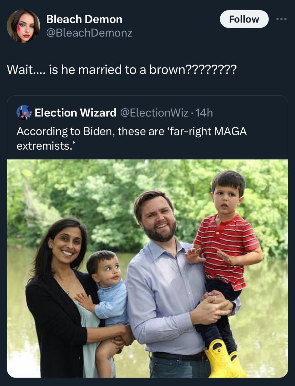 Screenshot of @BleachDemonz's post