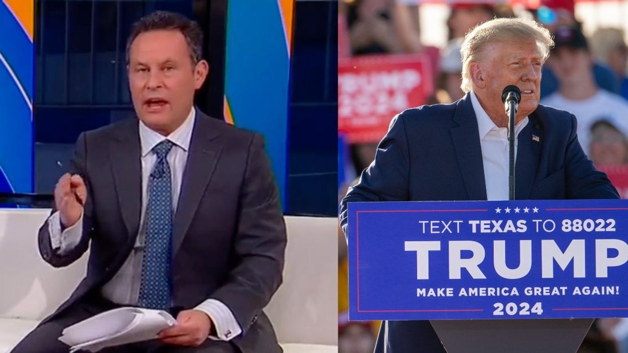 Screenshot of Brian Kilmeade; Donald Trump