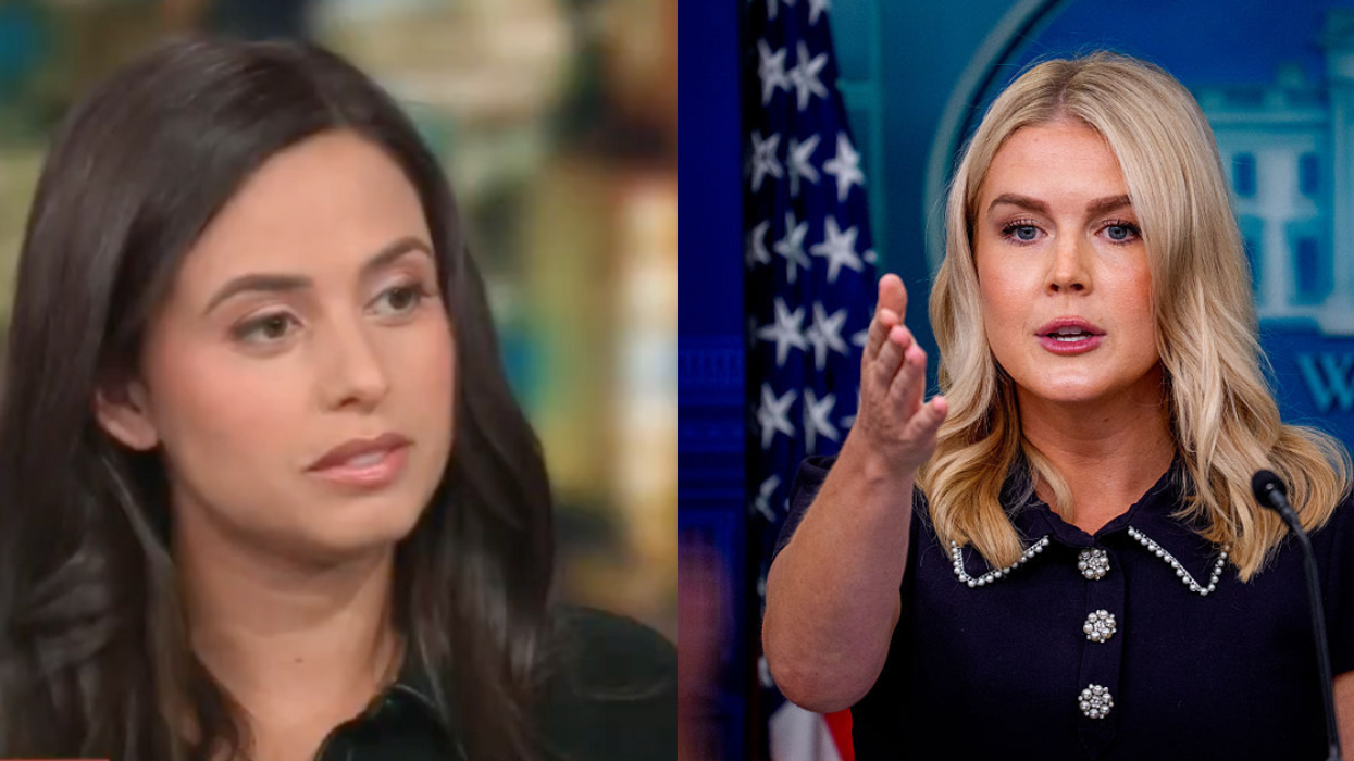 Screenshot of Bruna Caroline Ferreira; Karoline Leavitt