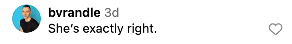 Screenshot of @bvrandle's post