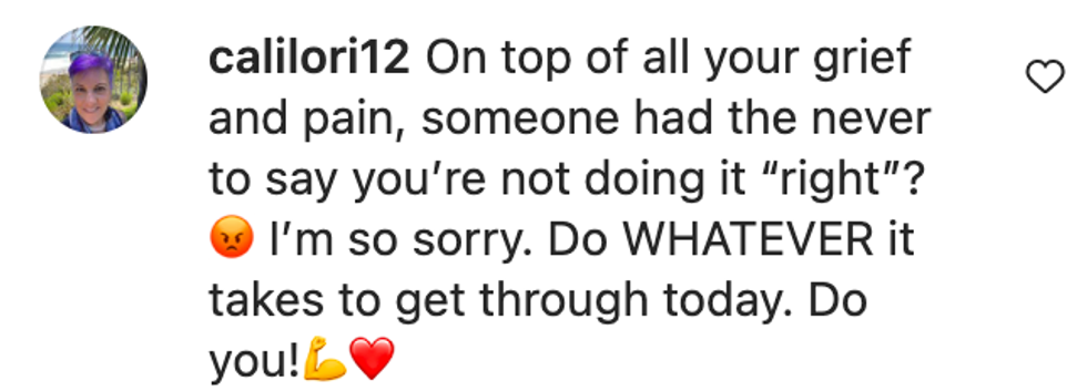 Screenshot of @calilori12's post on Instagram