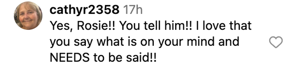 Screenshot of @cathyr2358's post