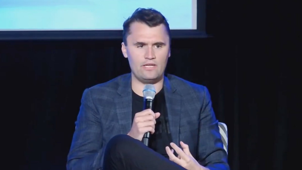 Screenshot of Charlie Kirk