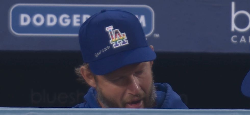 Clayton Kershaw Writes Bible Verse On Pride Hat: PHOTO Comic Sands Clayton Kershaw Writes Bible Verse On Pride Hat: PHOTO Comic Sands