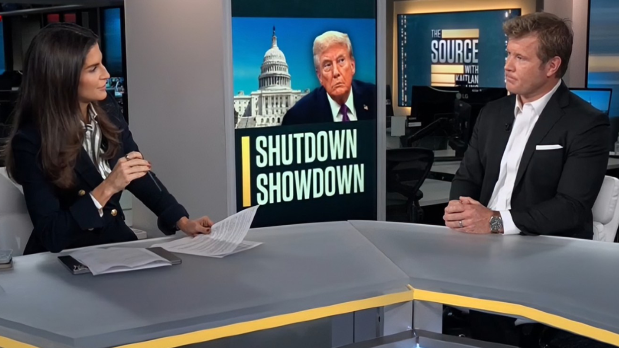 screenshot of CNN interview of Tim Sheehy by Kaitlan Collins