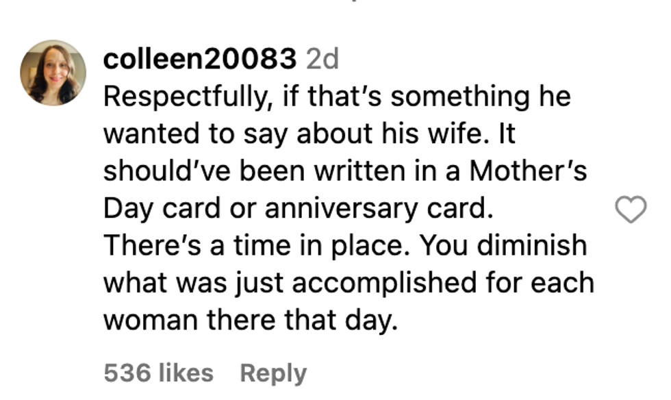 Screenshot of @colleen20083's post