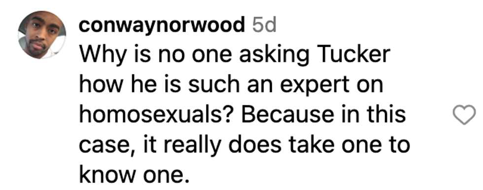 Screenshot of @conwaynorwood's post