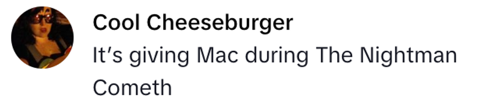 Screenshot of @coolcheeseburger's post