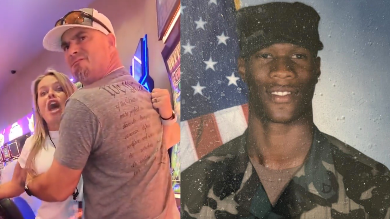 Screenshot of couple; Devon Leslie, Jr.