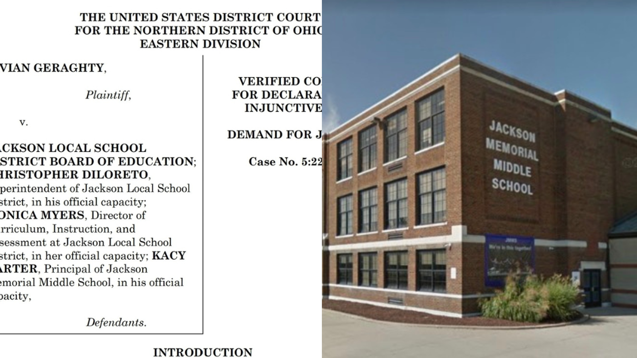 screenshot of court documents; Jackson Memorial Middle School