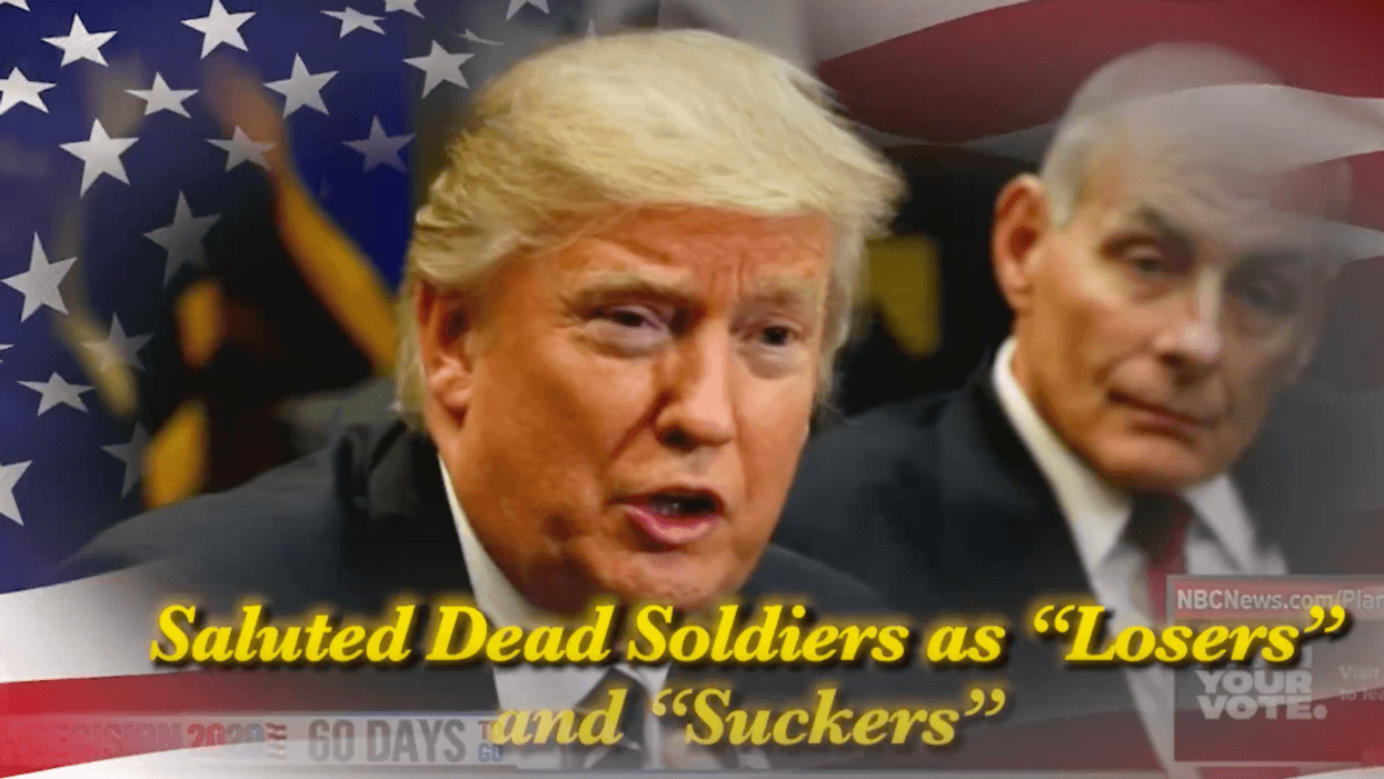 Screenshot of "Daily Show" "tribute" to Donald Trump