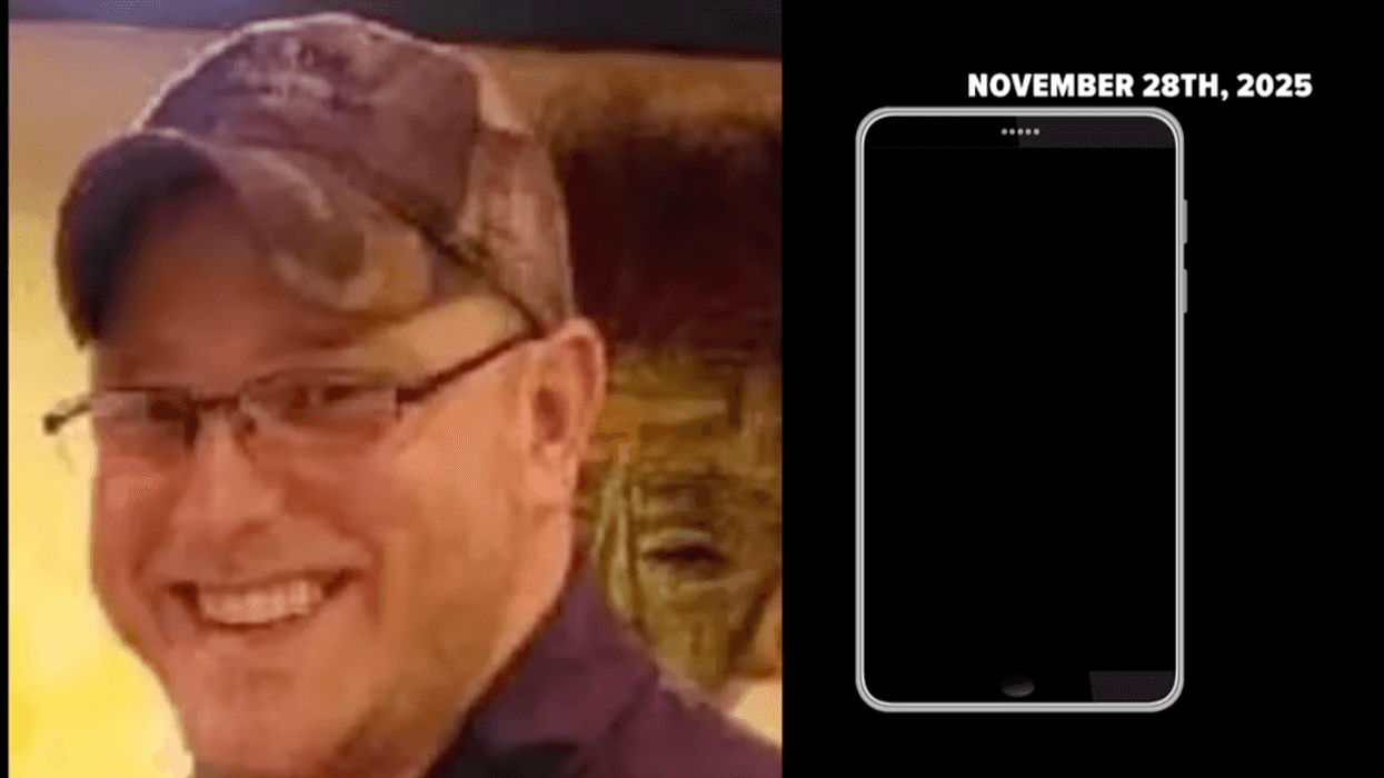Screenshot of David Brouillette from news video