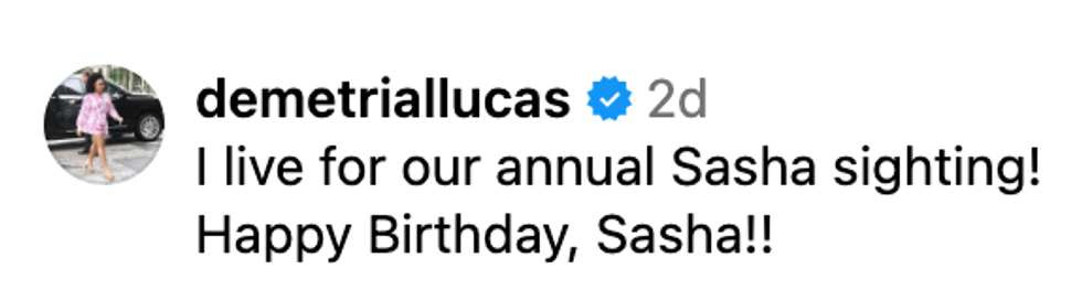 Screenshot of @demetrialllucas's post