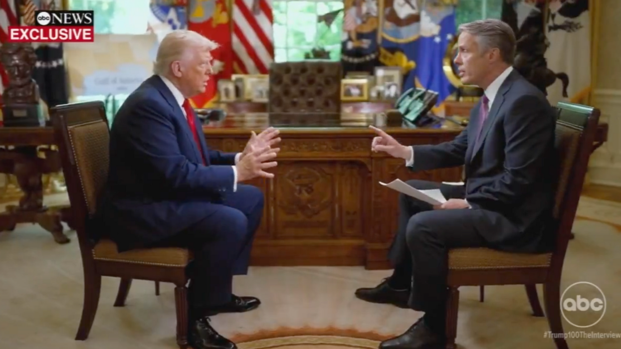 Screenshot of Donald Trump and Terry Moran