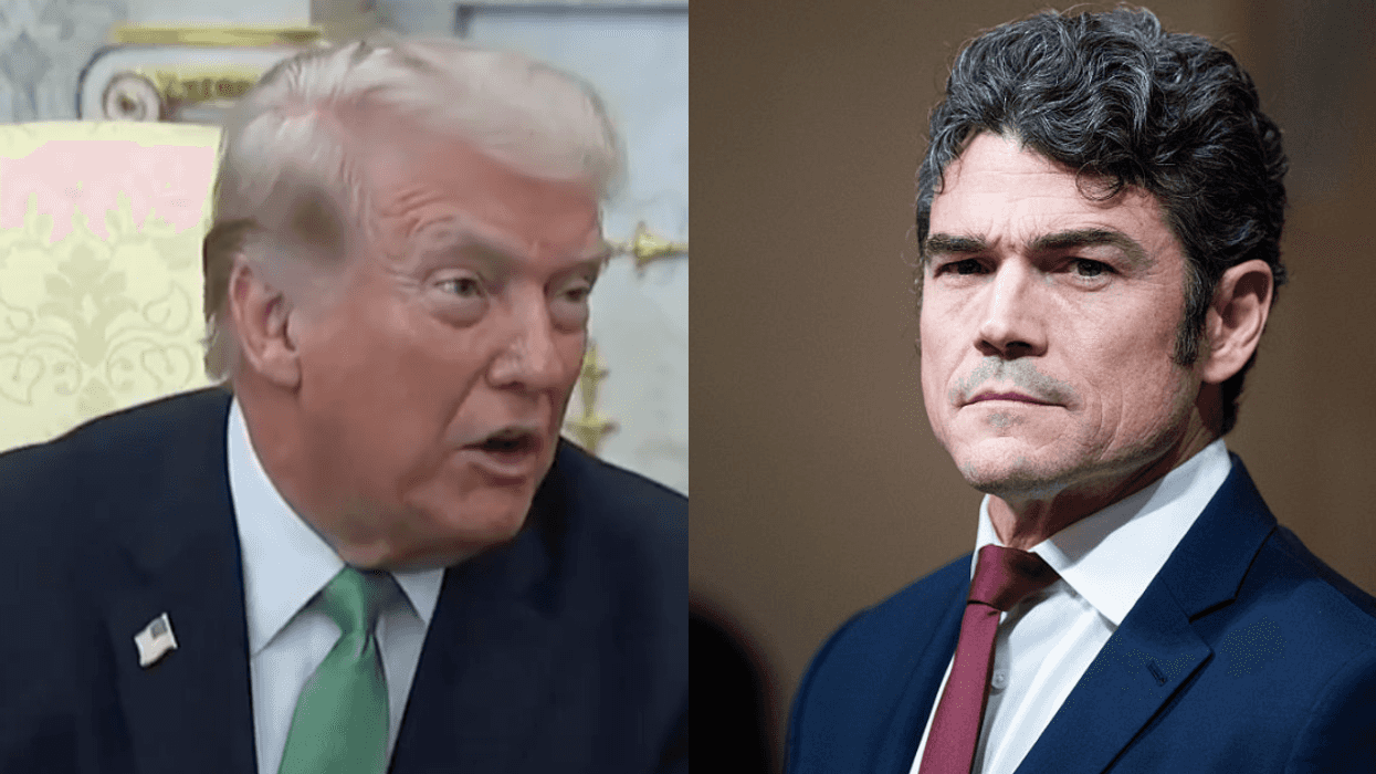 Screenshot of Donald Trump; Joe Kent