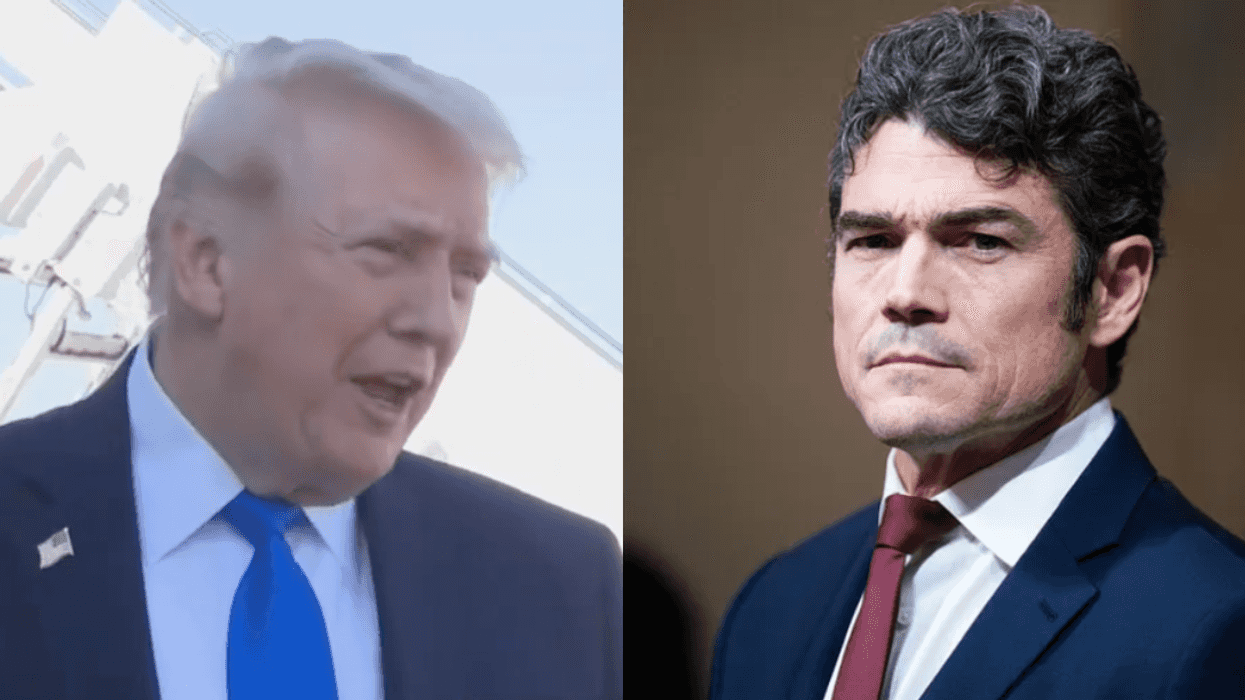 Screenshot of Donald Trump; Joe Kent