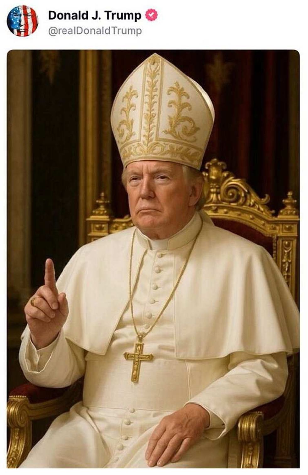 Screenshot of Donald Trump's post