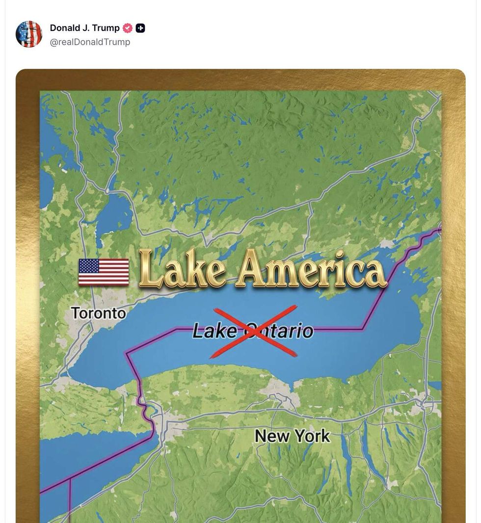 Screenshot of Donald Trump's post