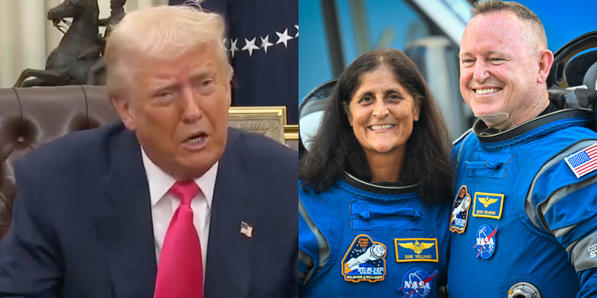 Trump: Stranded Astronauts Might Fall In Love: VIDEO - Comic Sands