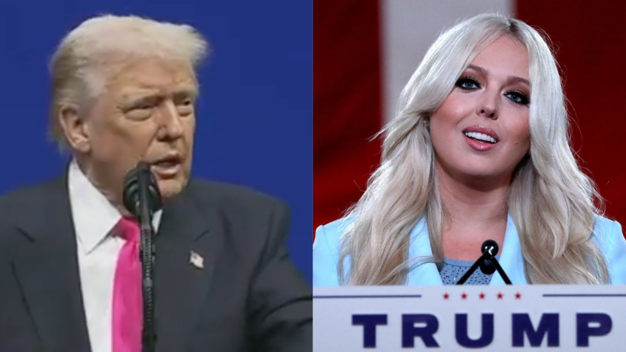 Screenshot of Donald Trump; Tiffany Trump