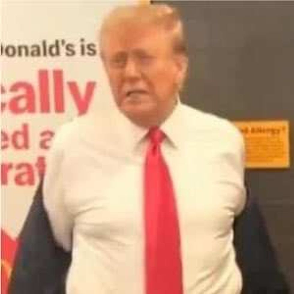 Screenshot of Donald Trump