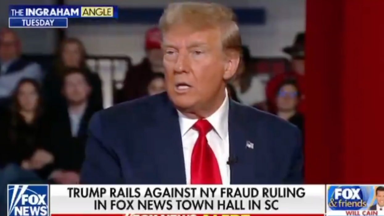 Screenshot of Donald Trump