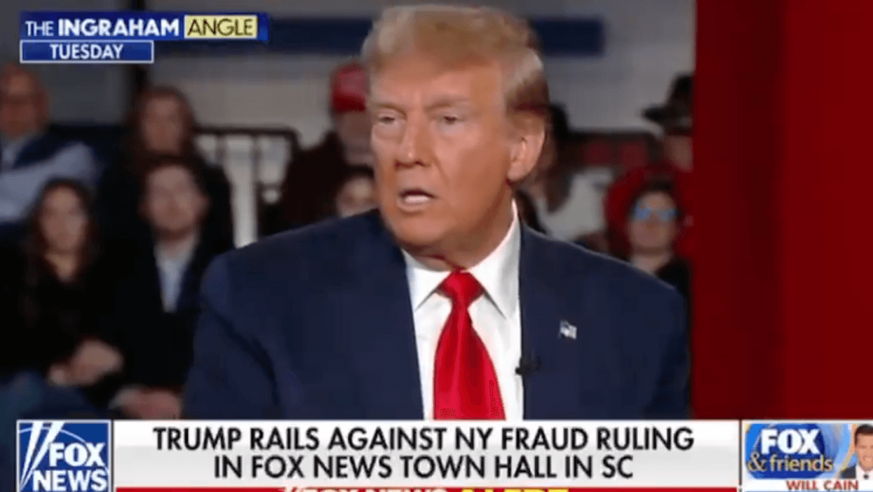 Screenshot of Donald Trump