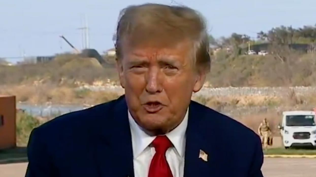 Screenshot of Donald Trump