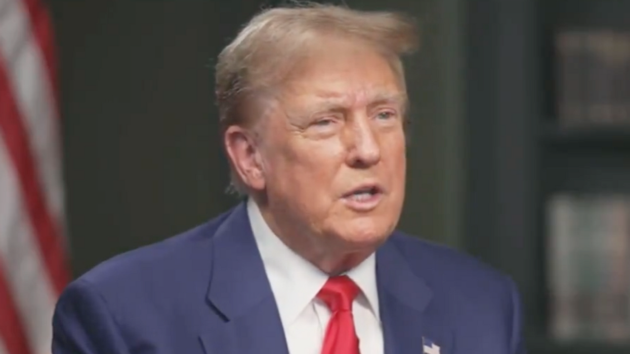 Screenshot of Donald Trump