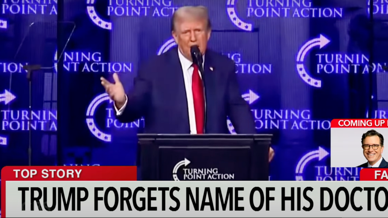 Screenshot of Donald Trump