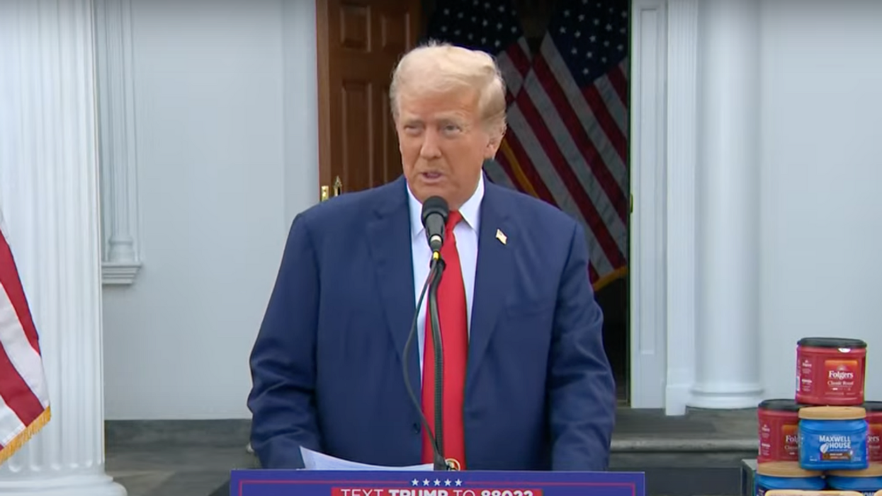 Screenshot of Donald Trump