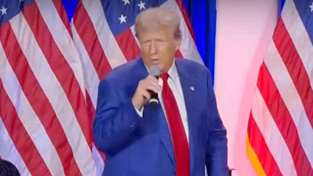 Screenshot of Donald Trump