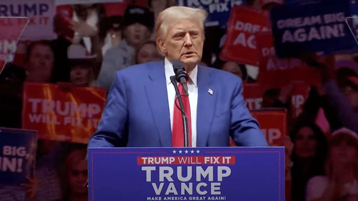 Screenshot of Donald Trump