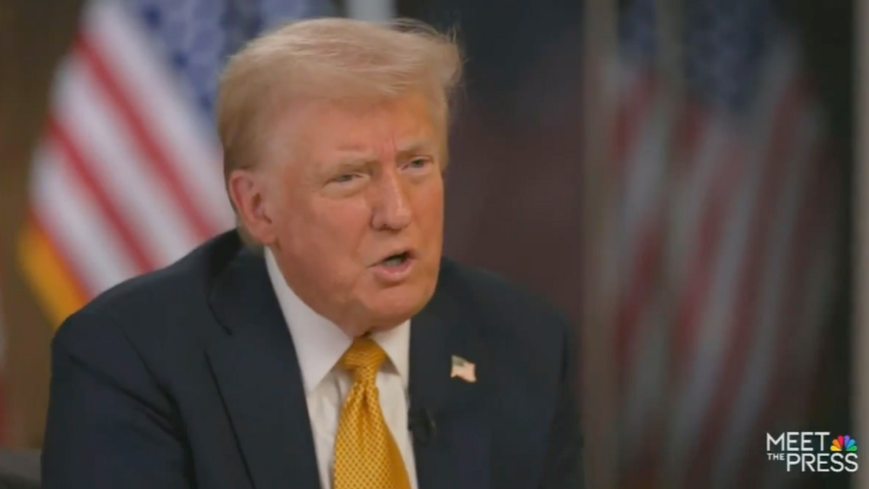 Screenshot of Donald Trump