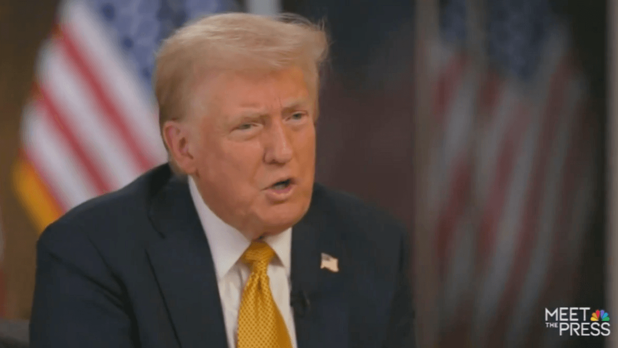 Screenshot of Donald Trump