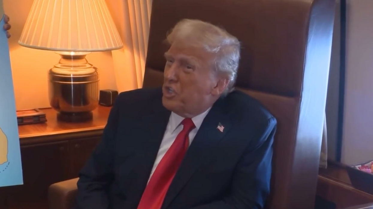 Screenshot of Donald Trump