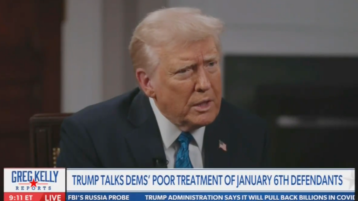 Screenshot of Donald Trump