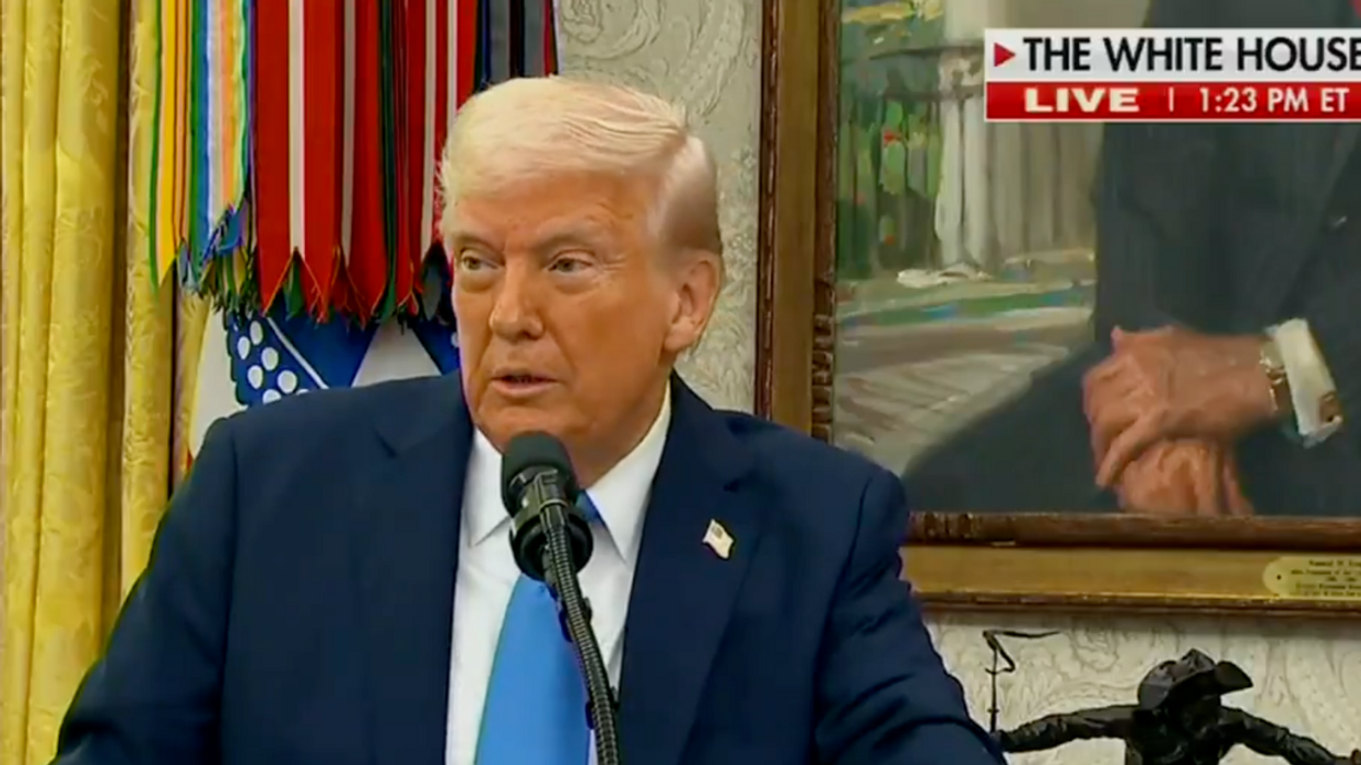 Screenshot of Donald Trump