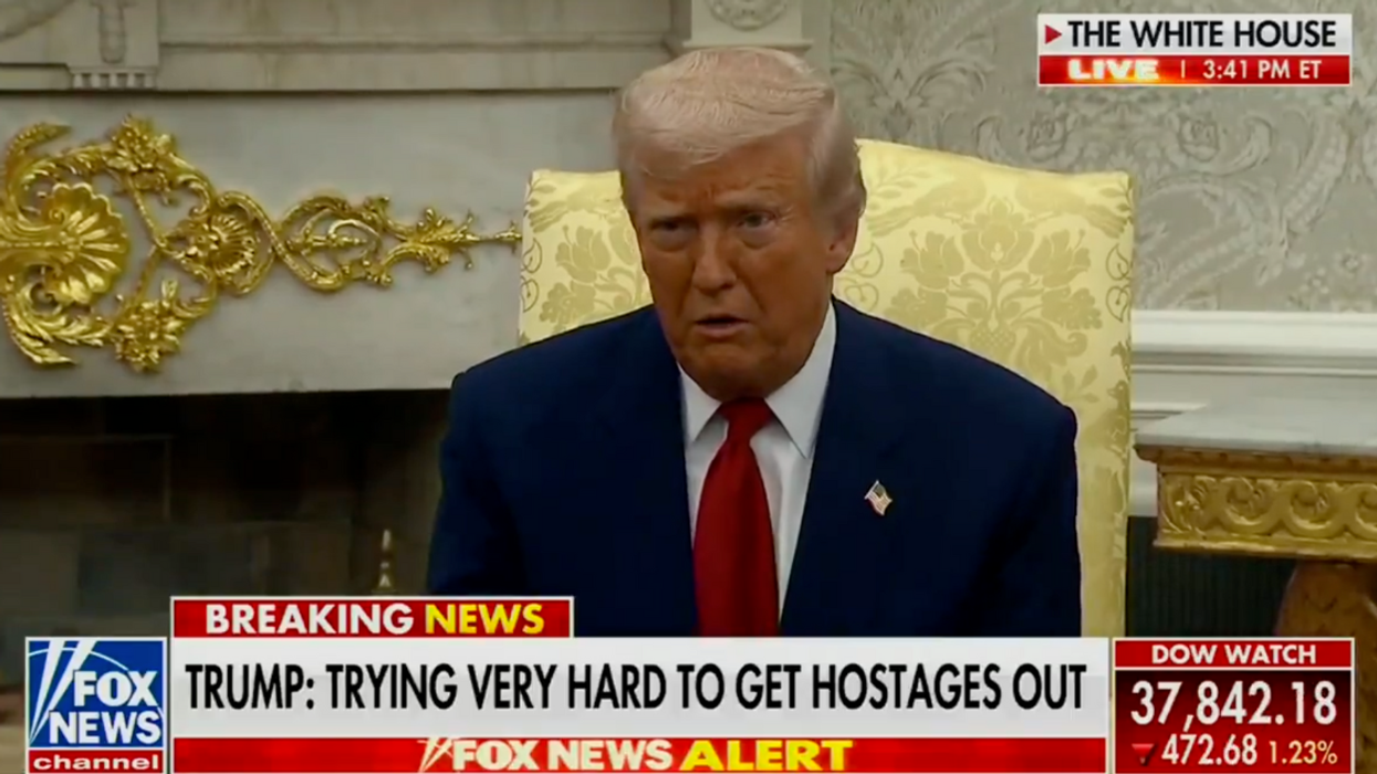 Screenshot of Donald Trump