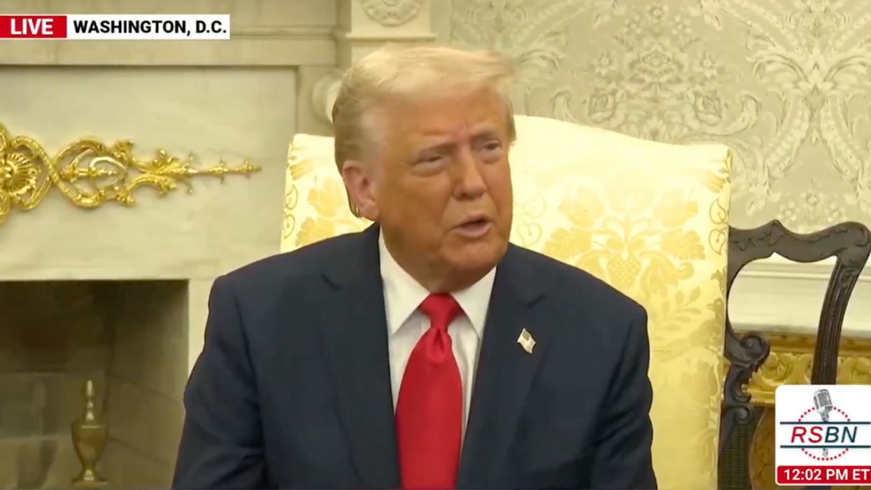 Screenshot of Donald Trump