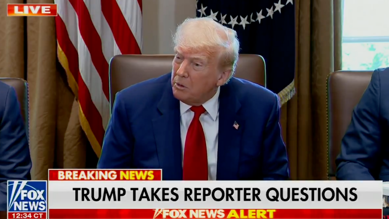 Screenshot of Donald Trump