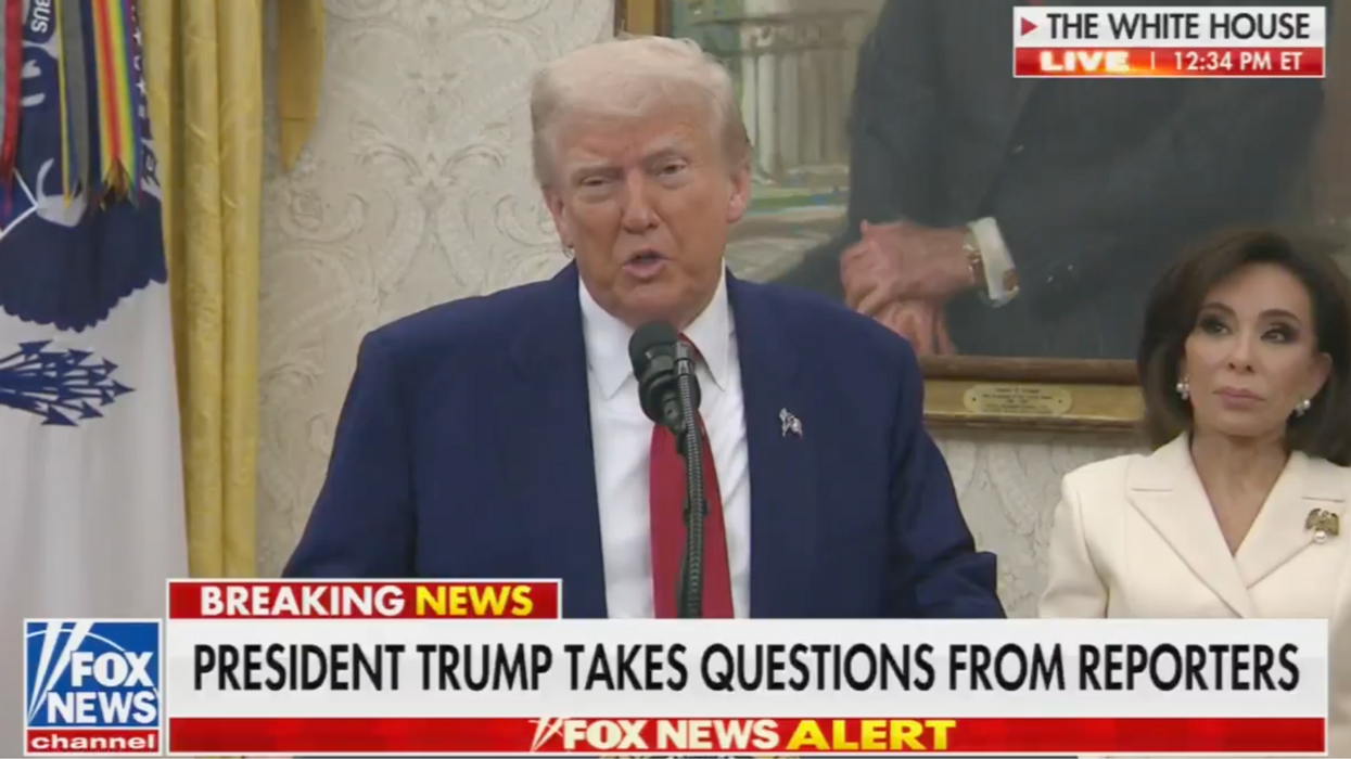 Screenshot of Donald Trump